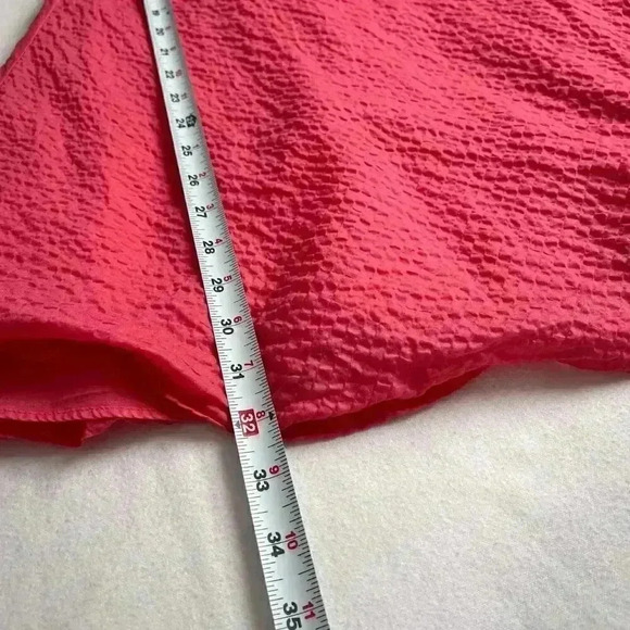 J. Crew Dress 6 Pink Halter Sundress Seersucker Sleeveless Zip Knee Length Lined - Picture 11 of 11